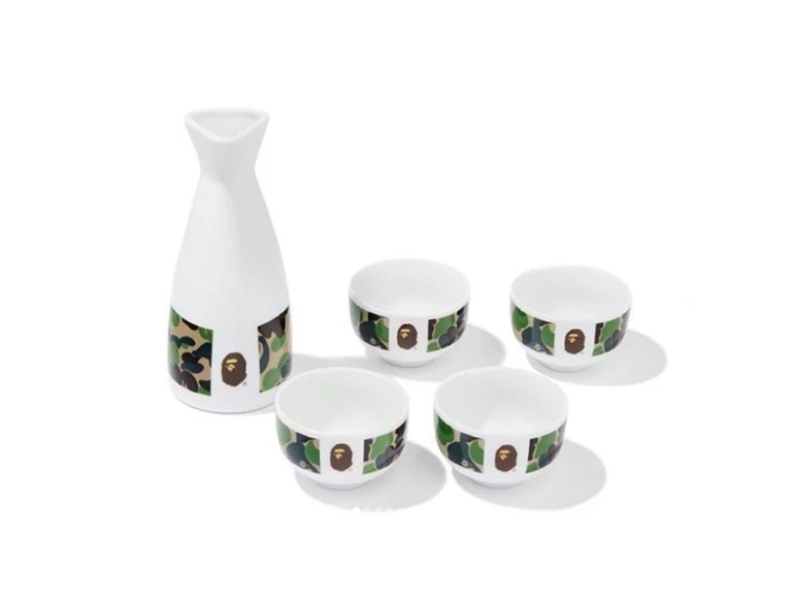 Набор для саке BAPE ABC Camo Sake Set Green