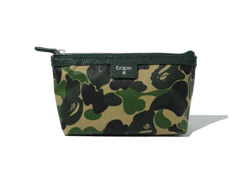 BAPE-ABC-Camo-Cosme-Pouch-Green