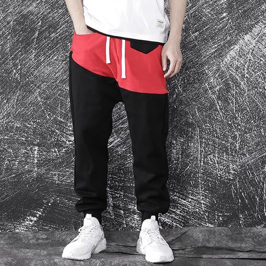 Спортивные штаны DPOY Colorblock Red Pants