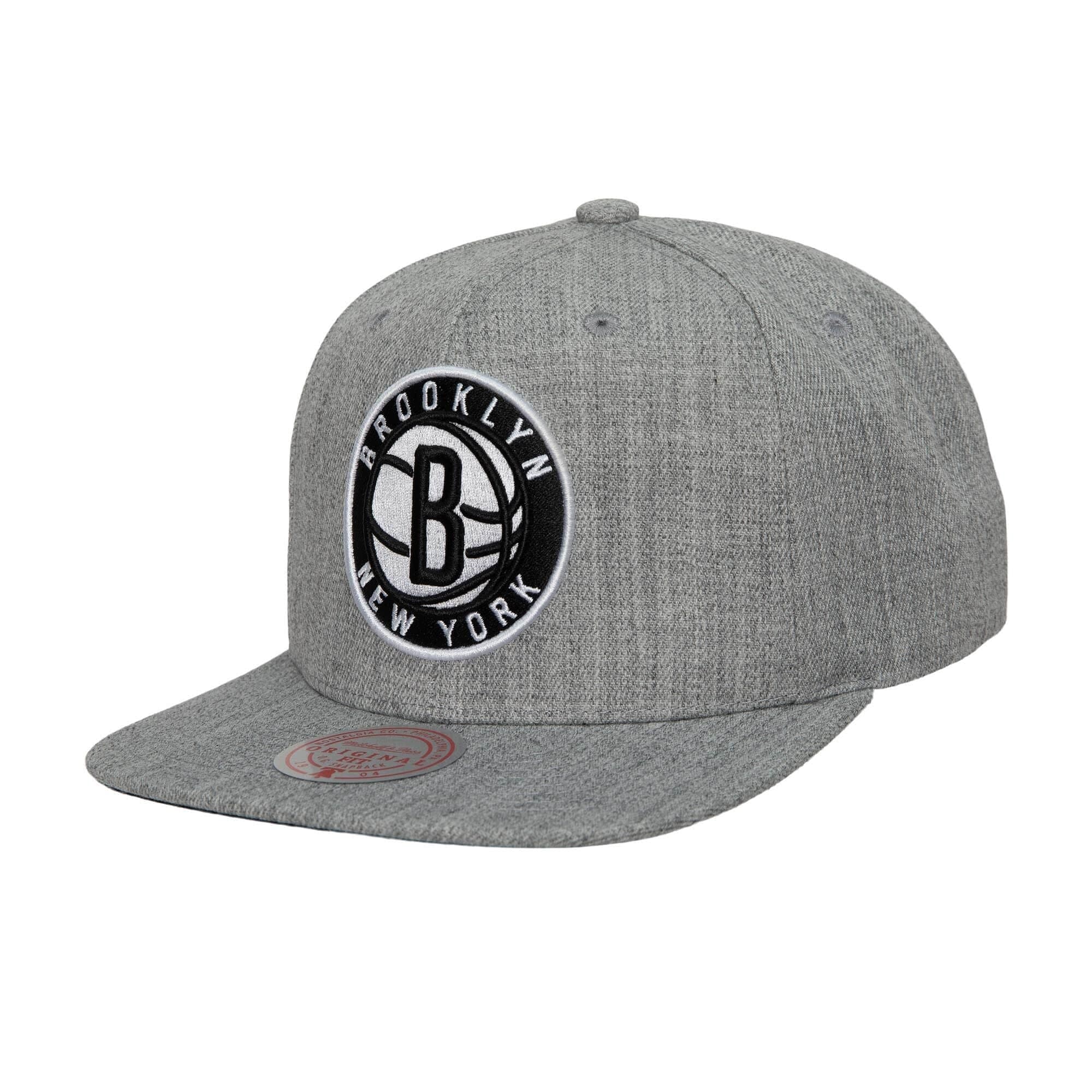 Бейсболка Mitchell & Ness Team Heather 2.0 Snapback Brooklyn Nets Hat