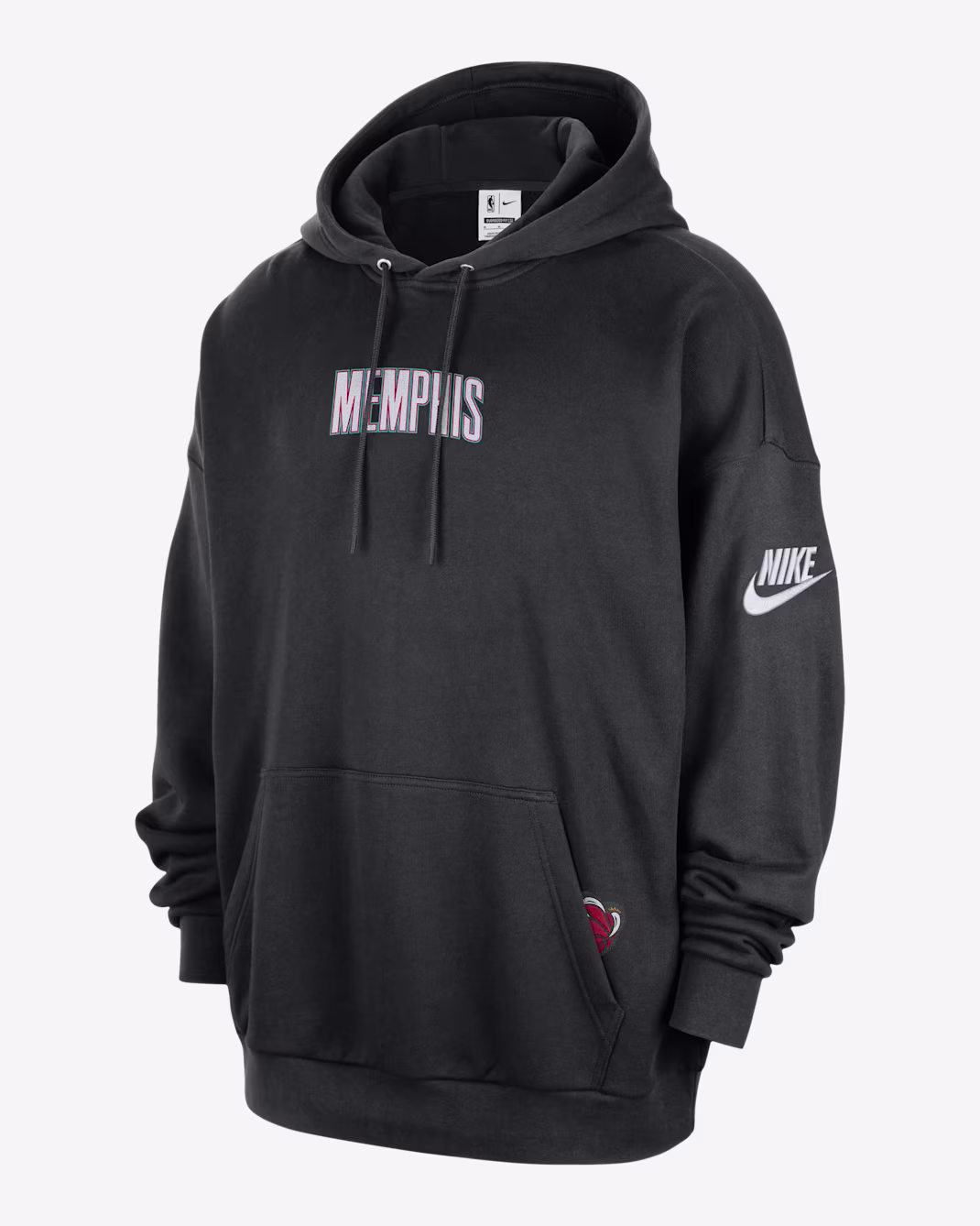 Мужское худи Nike NBA Memphis Grizzlies 25-26 Hardwood Classics Black