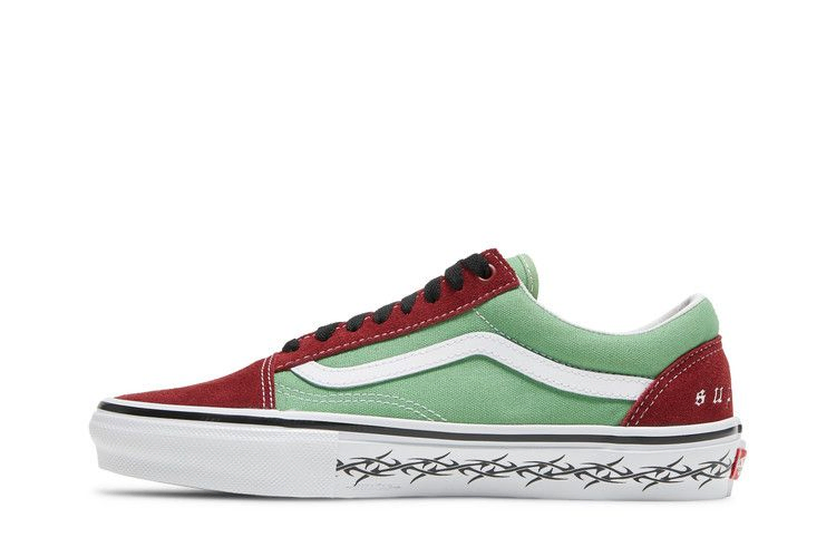 Кроссовки Vans Supreme x Old Skool 'Barbed Wire - Green'