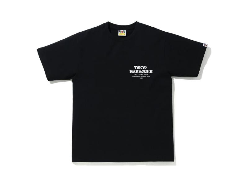 Футболка BAPE ABC Camo Daruma Tee Black/Green