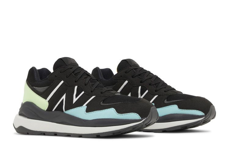 Кроссовки New Balance 57/40 Big Kid 'Black Vibrant Spring Glow'