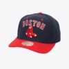 Mitchell-Ness-Navy-Boston-Red-Sox-All-In-2.0-Pro-Crown-Snapback-Hat-100x100