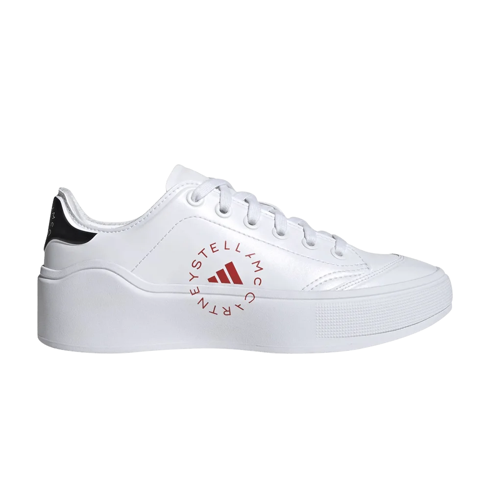 Кроссовки Stella McCartney x adidas Court 'White Active Red'