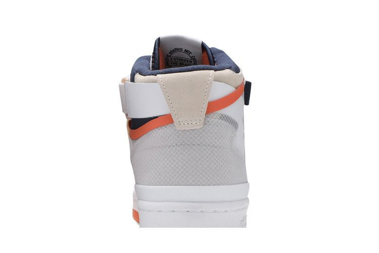Кроссовки Adidas Forum Mid TT 'White Acid Orange'