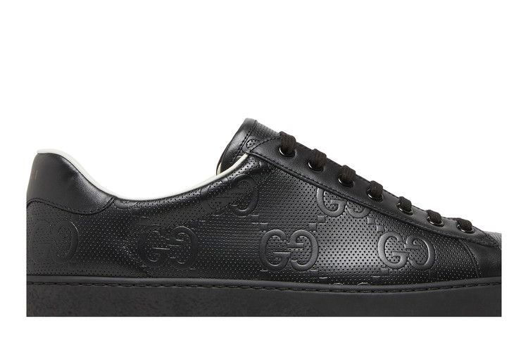 Кроссовки Gucci Ace 'GG Embossed - Black'