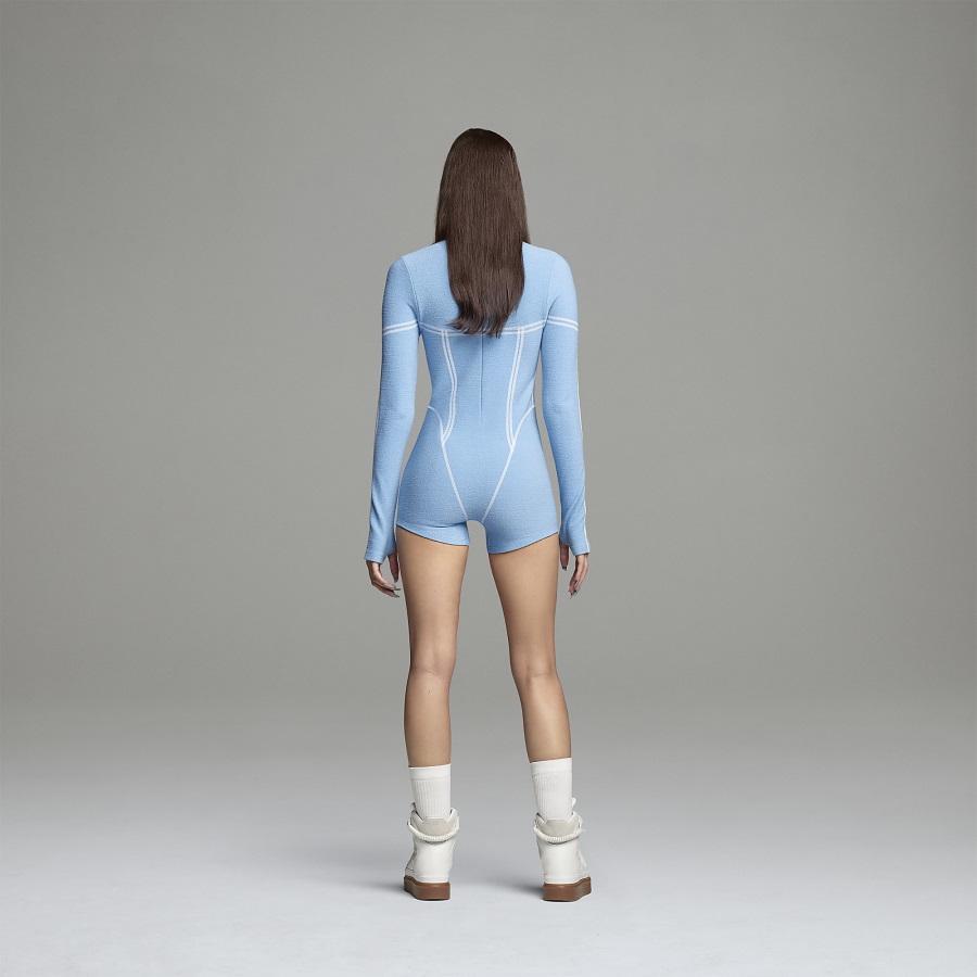 Комбинезон adidas Ivy Park Terry Romper Light Blue