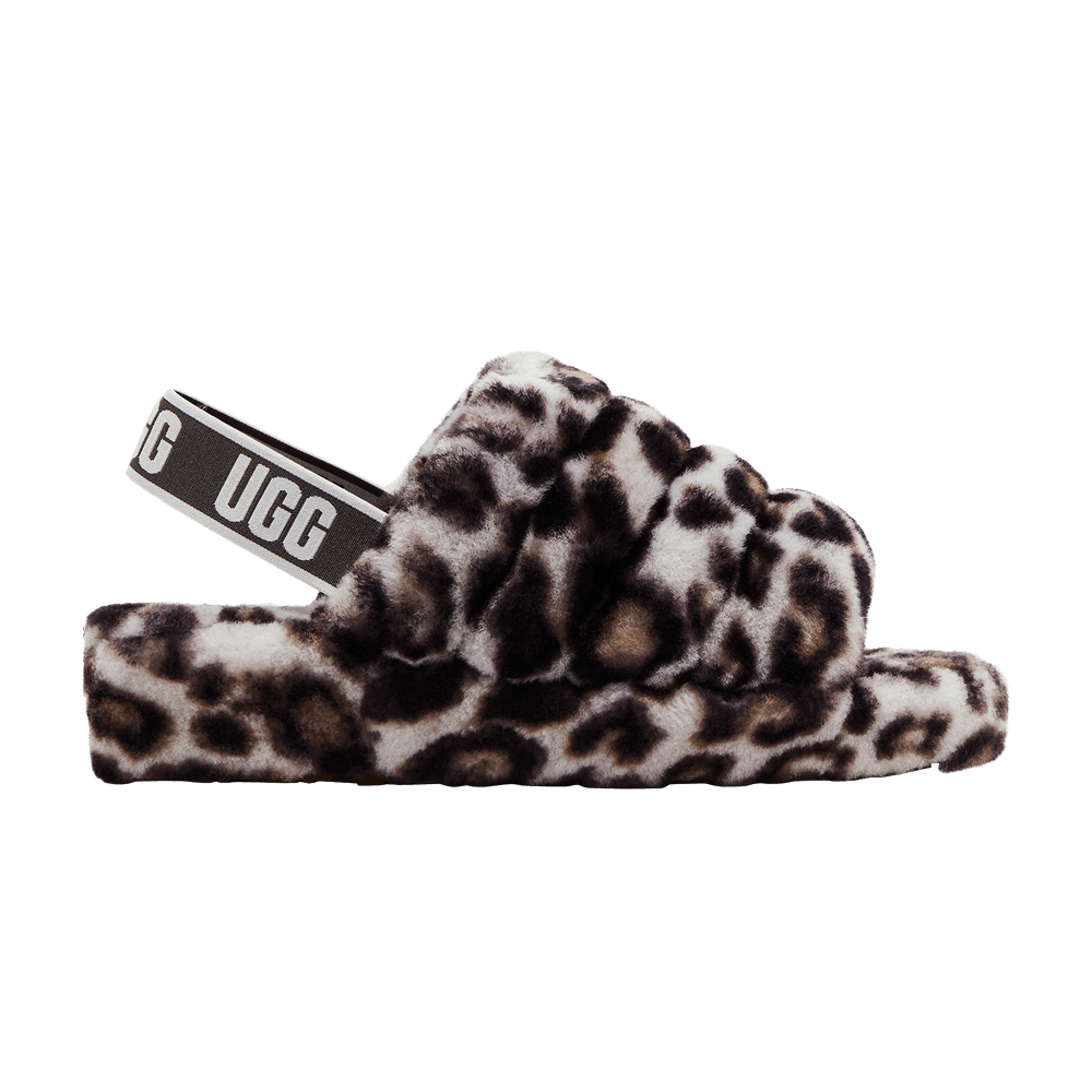 Кроссовки UGG Wmns Fluff Yeah Slide 'Panther Print - Stormy Grey'