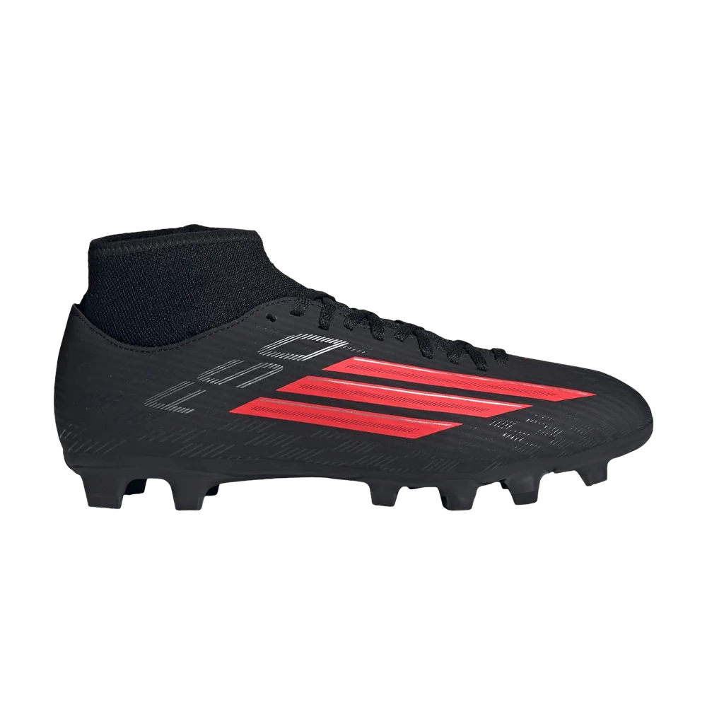 Krossovki-adidas-F50-Club-Mid-FG-MG-Core-Black-Lucid-Red