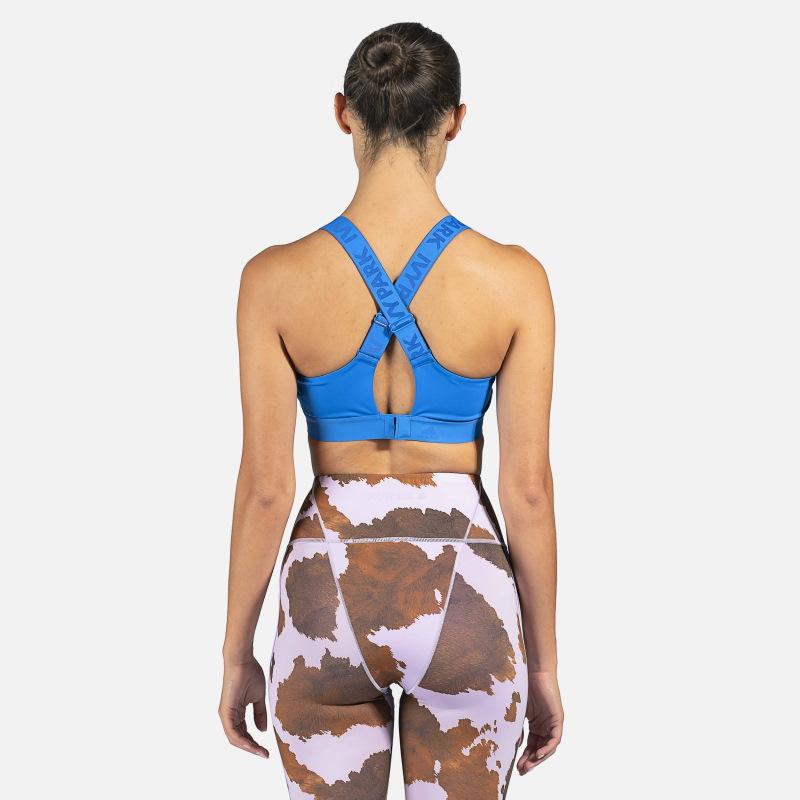 Спортивный топ adidas Ivy Park Medium-Support Cutout Bra Glory Blue