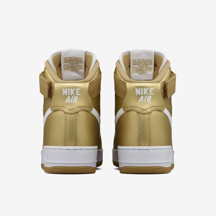 Кроссовки NikeLab Air Force 1 High 'Metallic Gold'