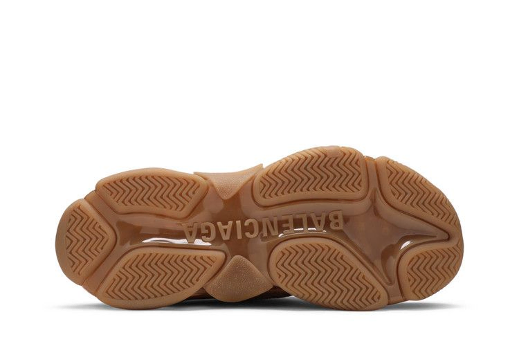 Кроссовки Balenciaga Triple S Sneaker 'Clear Sole - Light Camel'