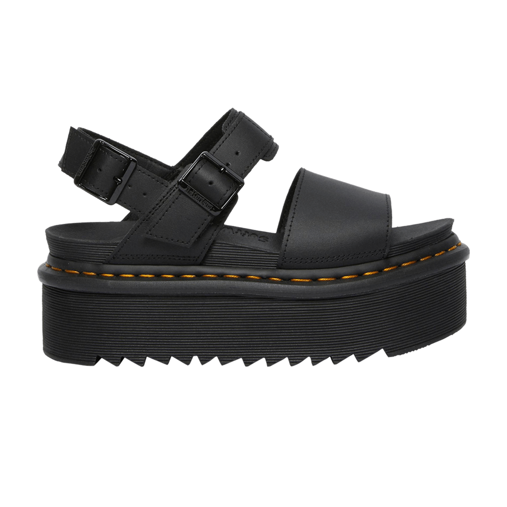 Dr. Martens Wmns Voss Leather Strap Platform Sandal 'Black'