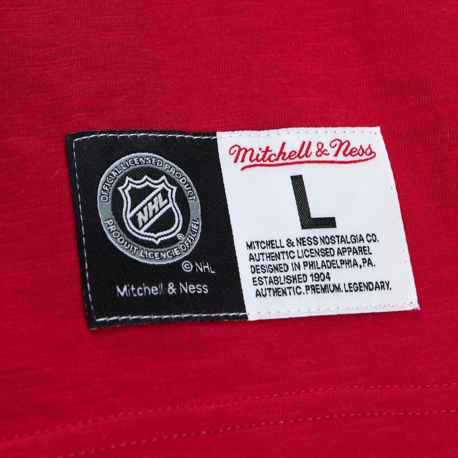 Футболка Mitchell & Ness Red Carolina Hurricanes Legendary Slub T-Shirt