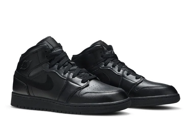 Krossovki-Air-Jordan-1-Mid-GS-Deep-Black-7