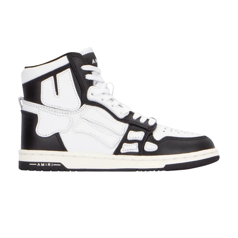 Кроссовки Amiri Skel Top High Kids 'Black White'