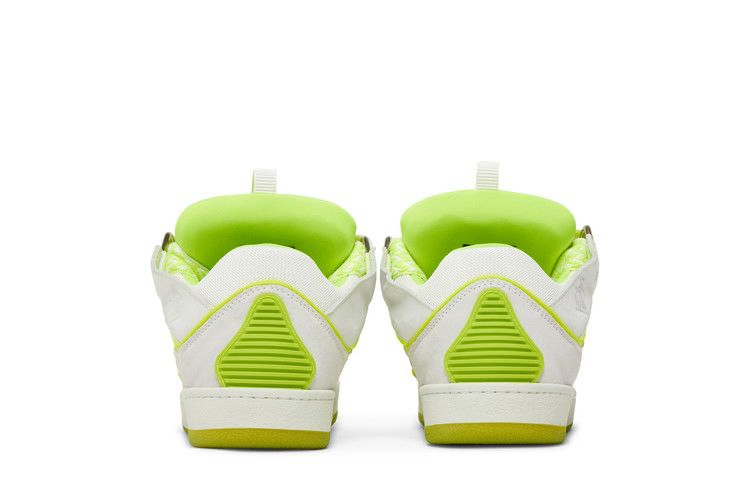 Кроссовки Lanvin Curb Sneakers 'White Fluo Yellow'