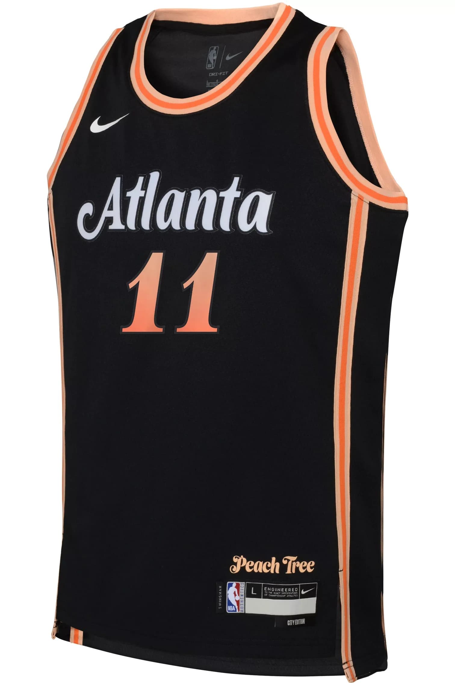 2022-23-Atlanta-Hawks-Trae-Young-11-Youth-Swingman-City-Edition-Black-Jersey-5