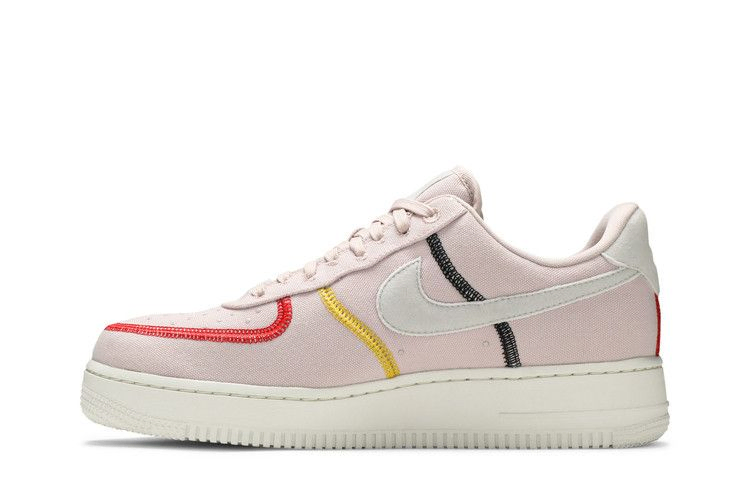 Nike Wmns Air Force 1 '07 Low LX 'Stitched Canvas - Siltstone Red'