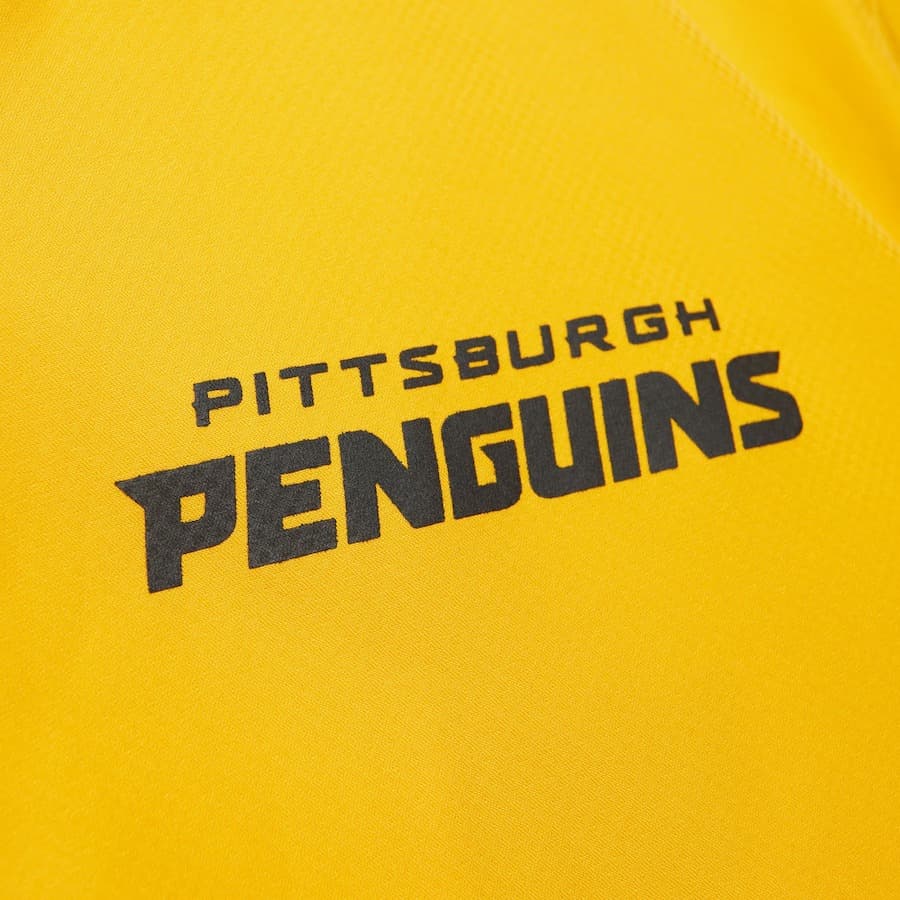 Ветровка с капюшоном Mitchell & Ness Black Pittsburgh Penguins Home Team Lightweight Full-Zip Windbreaker Jacket