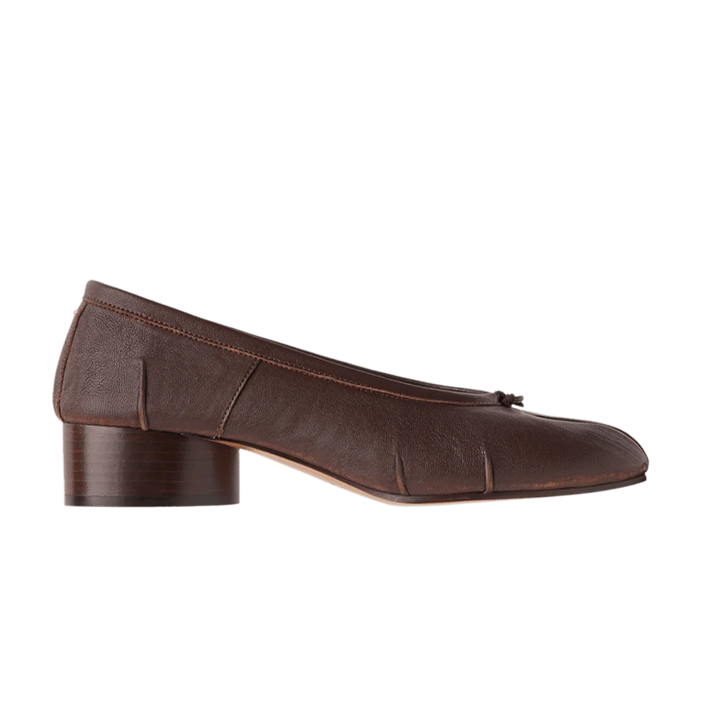 Кроссовки Maison Margiela Wmns Tabi New Ballerina 'Artisanal Vintage Effect - Moka'