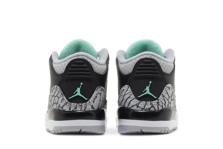 Кроссовки Air Jordan 3 Retro TD 'Green Glow'