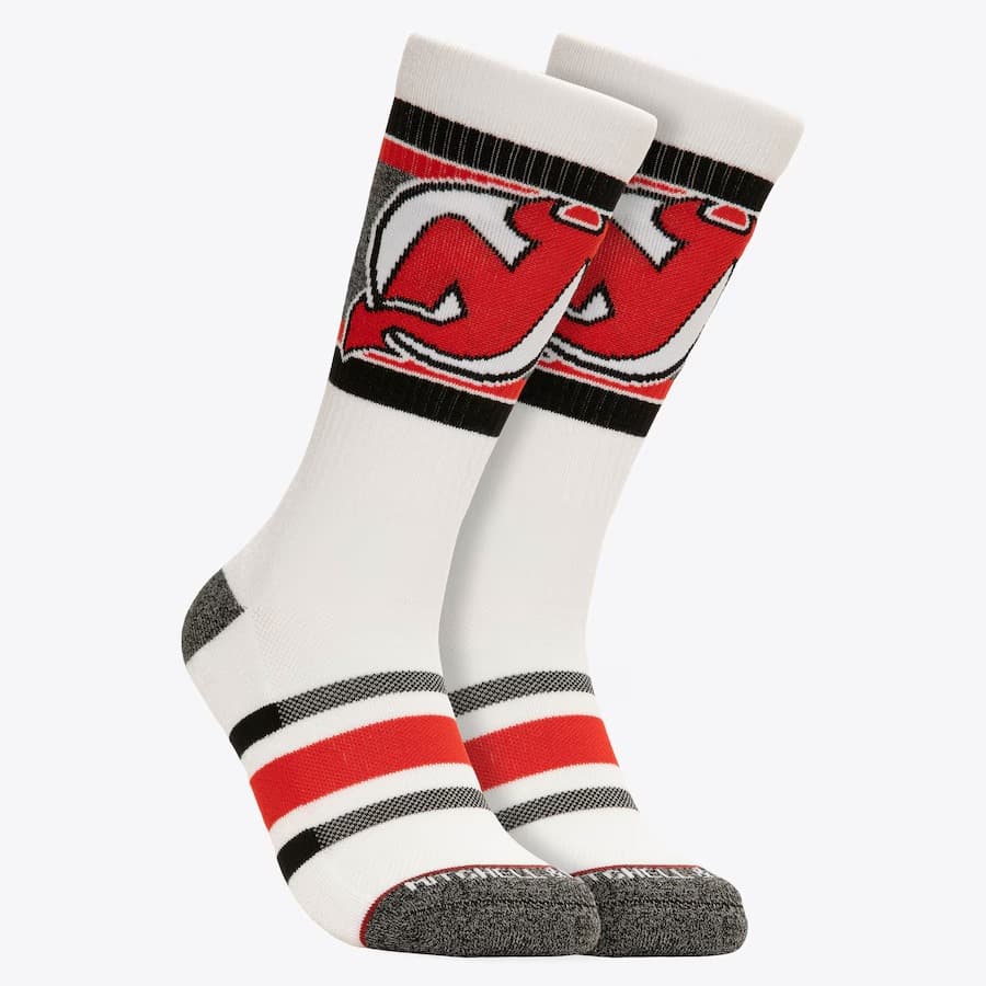 Спортивные носки Mitchell & Ness New Jersey Devils Power Play Crew Socks