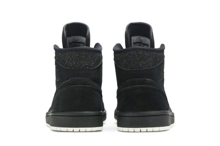 Кроссовки Wmns Air Jordan 1 Mid 'Black Glitter'