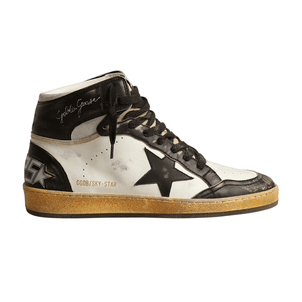 Кроссовки Golden Goose Sky Star High 'Black White Ice'