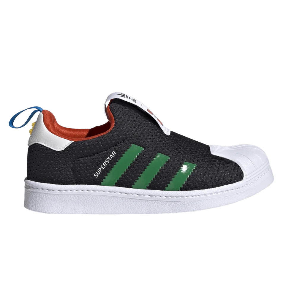 Krossovki-LEGO-x-adidas-Superstar-360-J-Black-Green