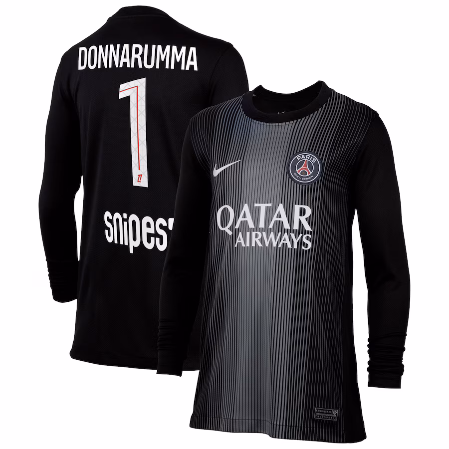 Детское футбольное джерси PSG Nike Goalkeeper Stadium Shirt 2025-26 - Donnarumma 1