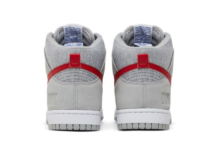 Кроссовки Nike Dunk High SE 'Athletic Club - Light Smoke Grey Gym Red'