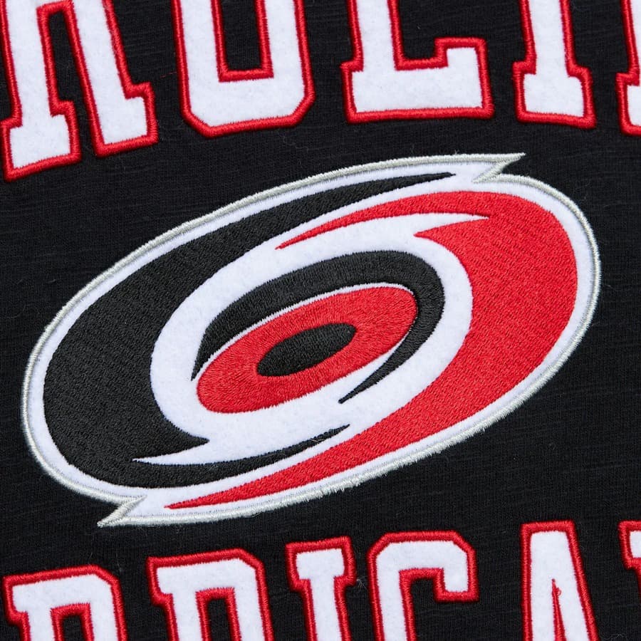 Футболка Mitchell & Ness Black Carolina Hurricanes Legendary Slub T-Shirt