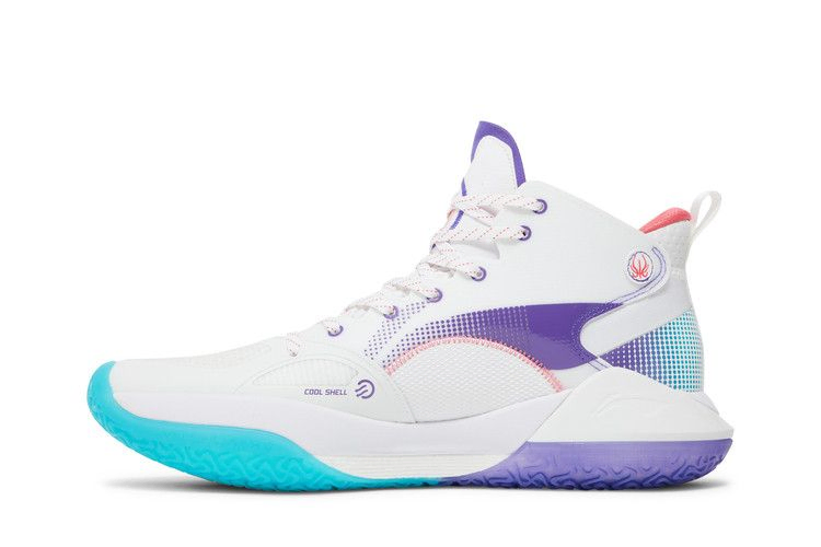 Кроссовки Li-Ning Yushuai 15 'White Purple Turquoise'