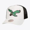 Mitchell-Ness-White-Philadelphia-Eagles-Core-Trucker-Snapback-Hat-100x100