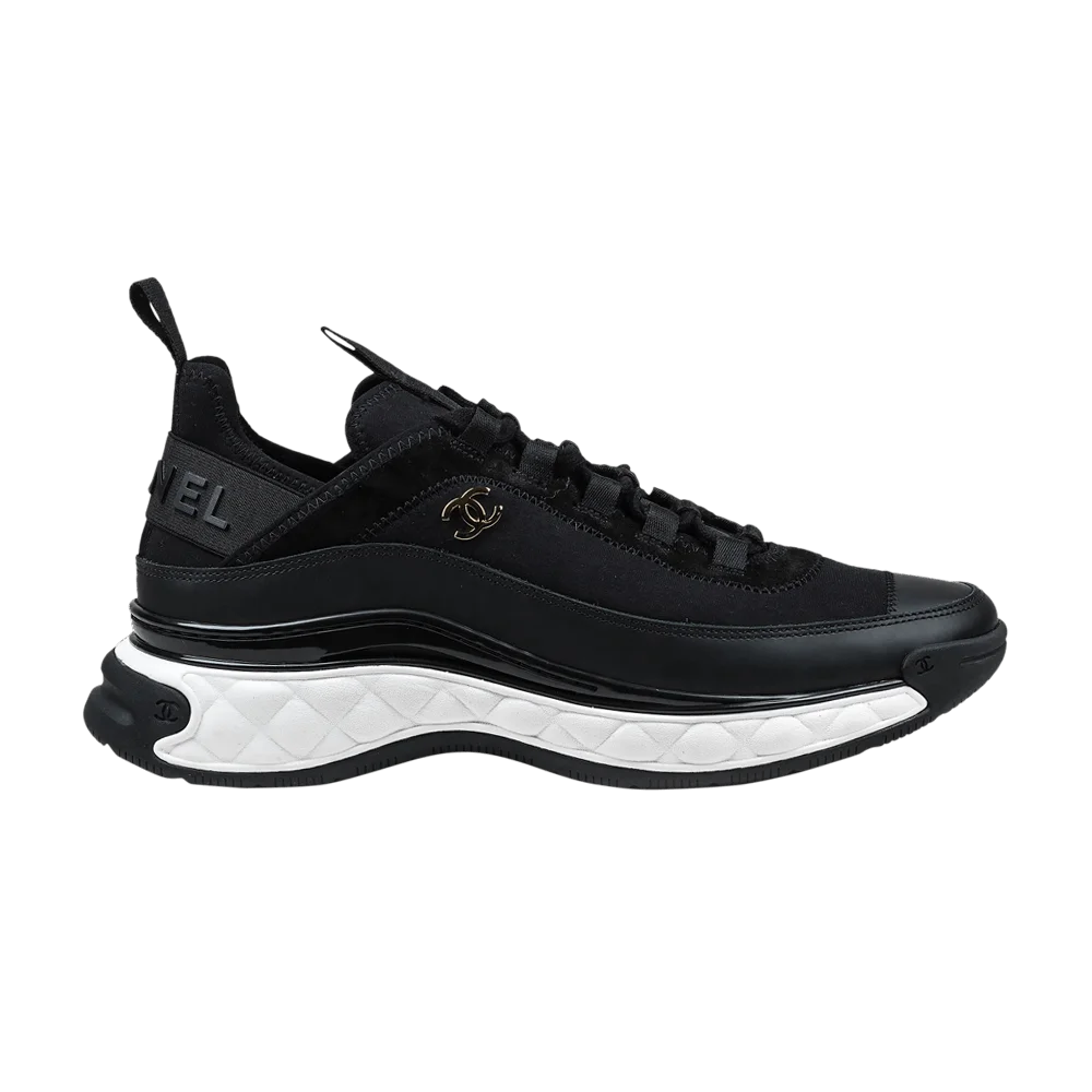 Krossovki-Chanel-Wmns-Velvet-Calfskin-Mixed-Fibers-Sneaker-Black