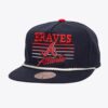 Mitchell-Ness-Navy-Atlanta-Braves-Radiant-Lines-Deadstock-Snapback-Hat-100x100