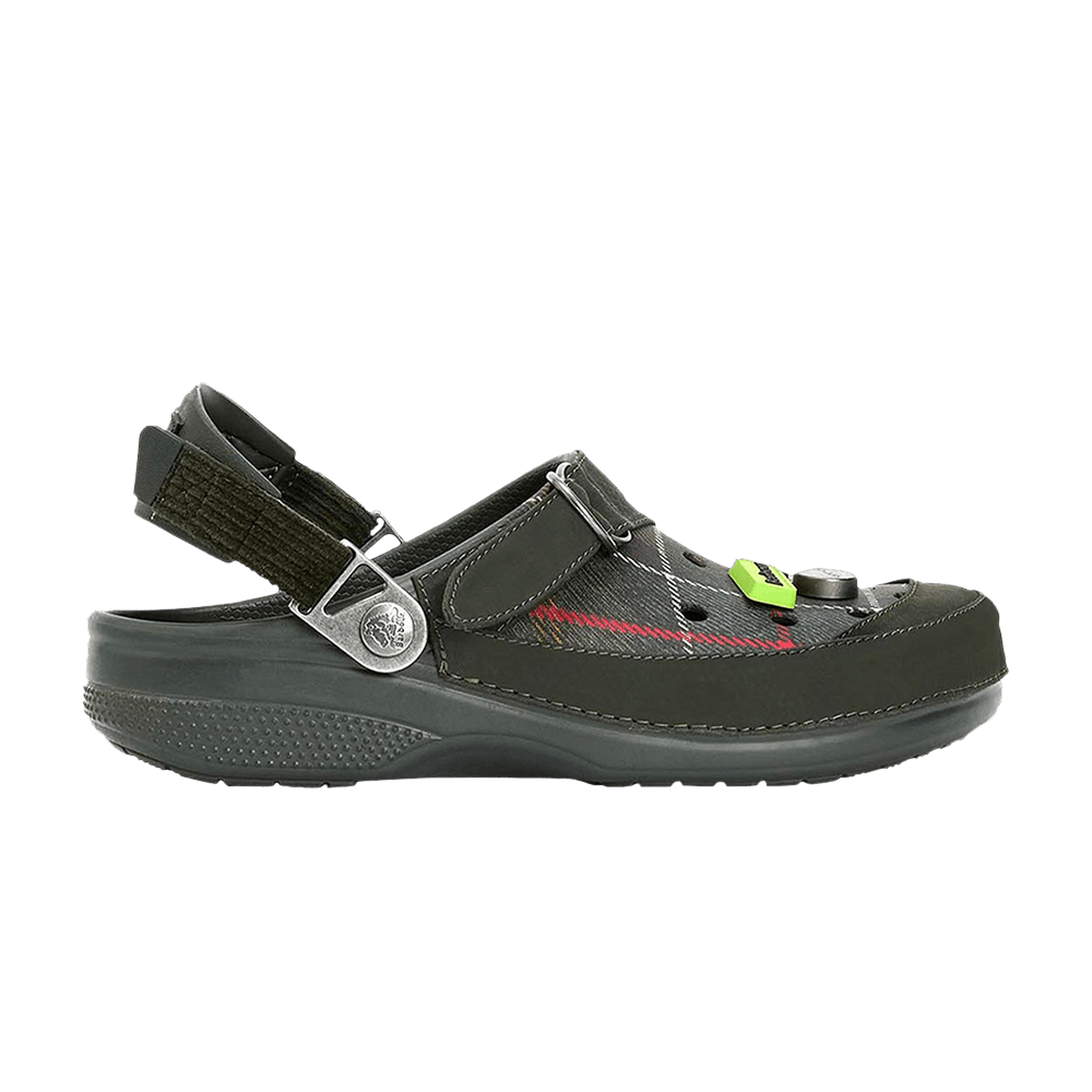 Кроссовки Barbour x Crocs Classic Clog 'Kelp Plaid'