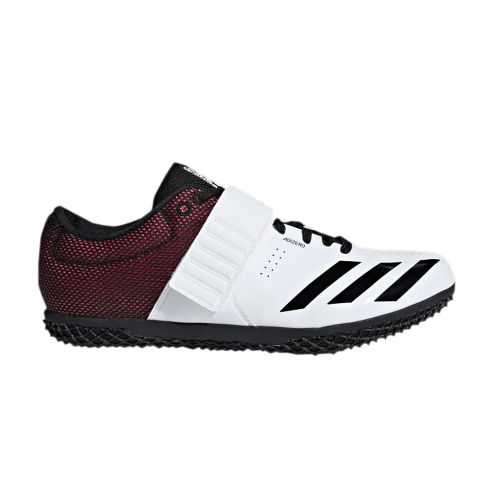 Krossovki-Adidas-Adizero-High-Jump-White-Shock-Red