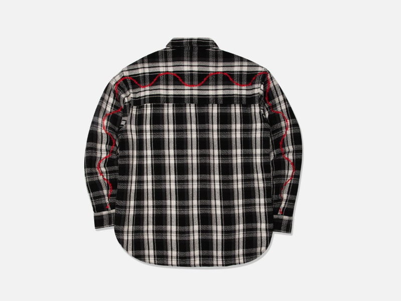 Рубашка Awake Heavyweight Barbed Wire Flannel Black