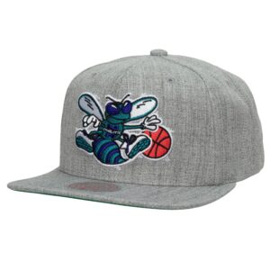 Mitchell-Ness-Team-Heather-2.0-Snapback-HWC-Charlotte-Hornets-Hat-300x300