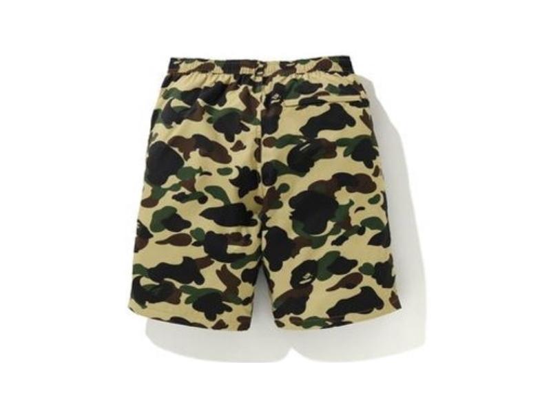 Спортивные шорты BAPE 1st Camo Shark Beach Pants Yellow