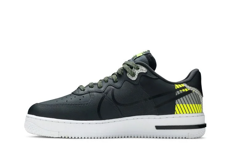 Кроссовки 3M x Nike Air Force 1 React LX 'Anthracite Volt'