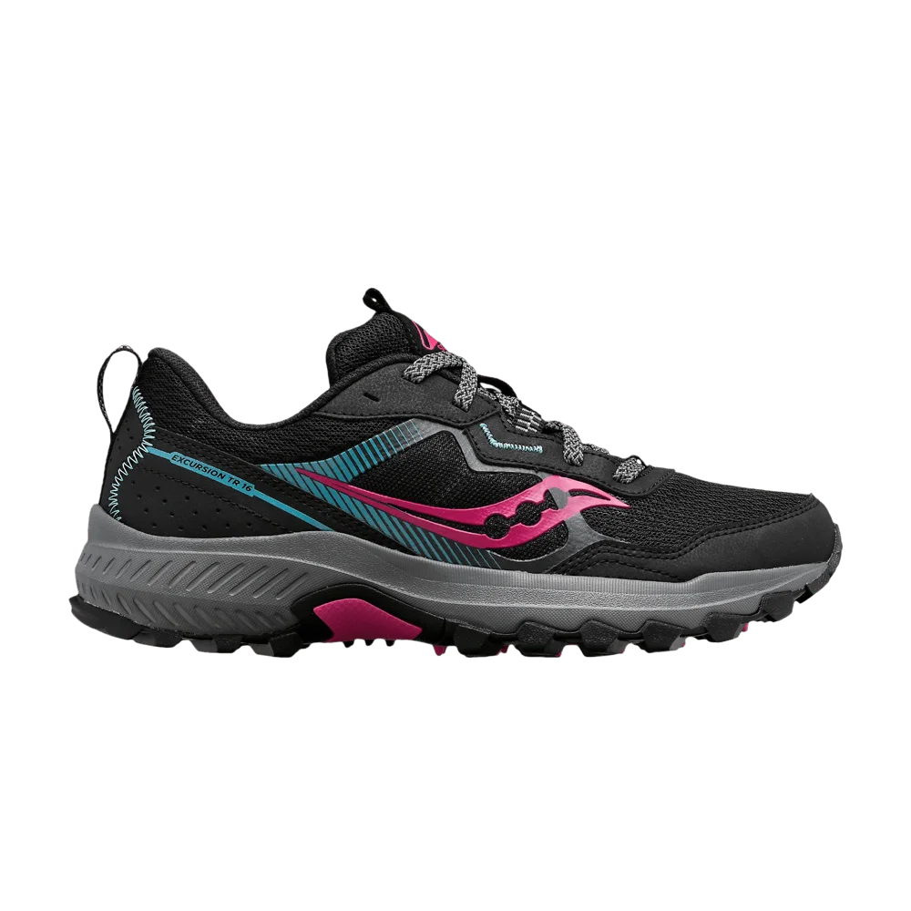 Кроссовки Saucony Wmns Excursion TR16 Wide 'Black Fuchsia'