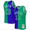 1998-99-Dallas-Mavericks-13-Steve-Nash-Mitchell-Ness-Split-BlueGreen-Jersey-1-100x100