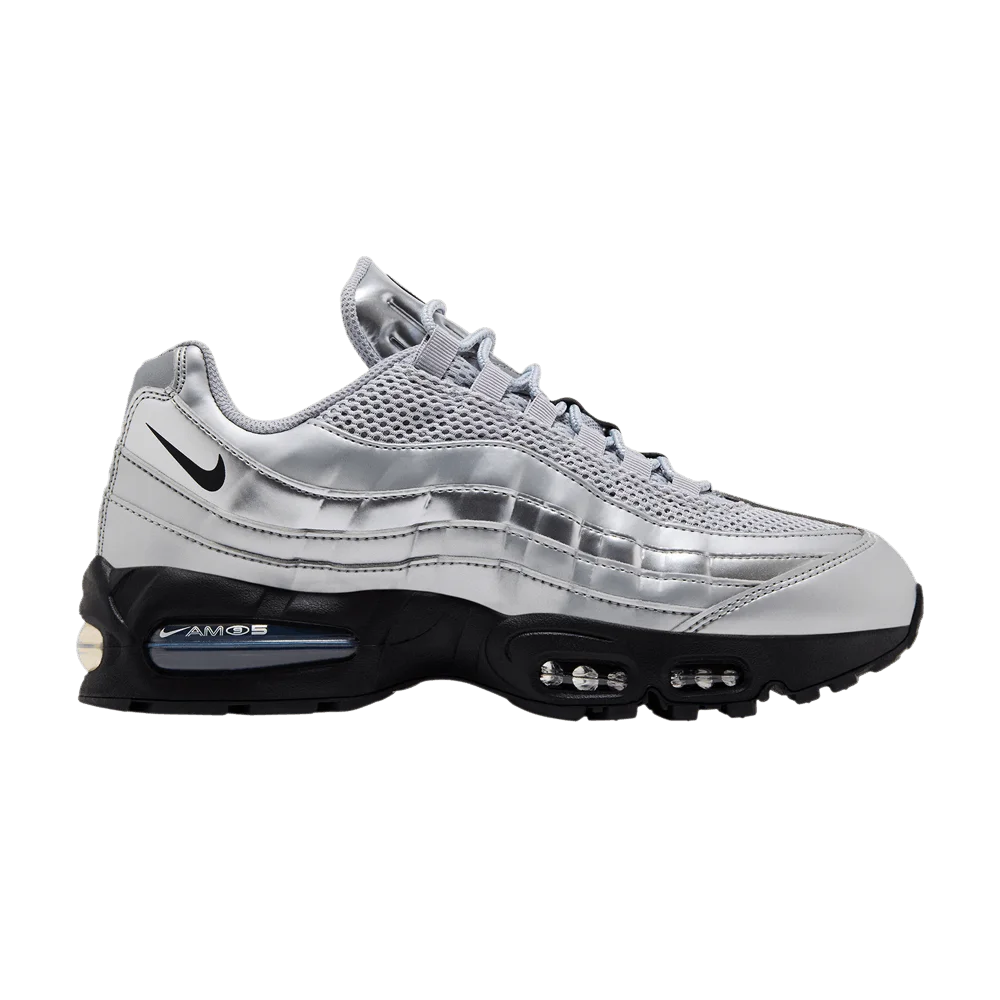 Кроссовки Nike Air Max 95 SE 'Big Bubble - Total 90 Metallic Silver'