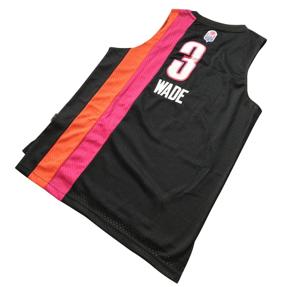 Баскетбольная майка 1970-71 Dwyane Wade Miami Floridians #3 ABA Hardwood Classics Black Swingman