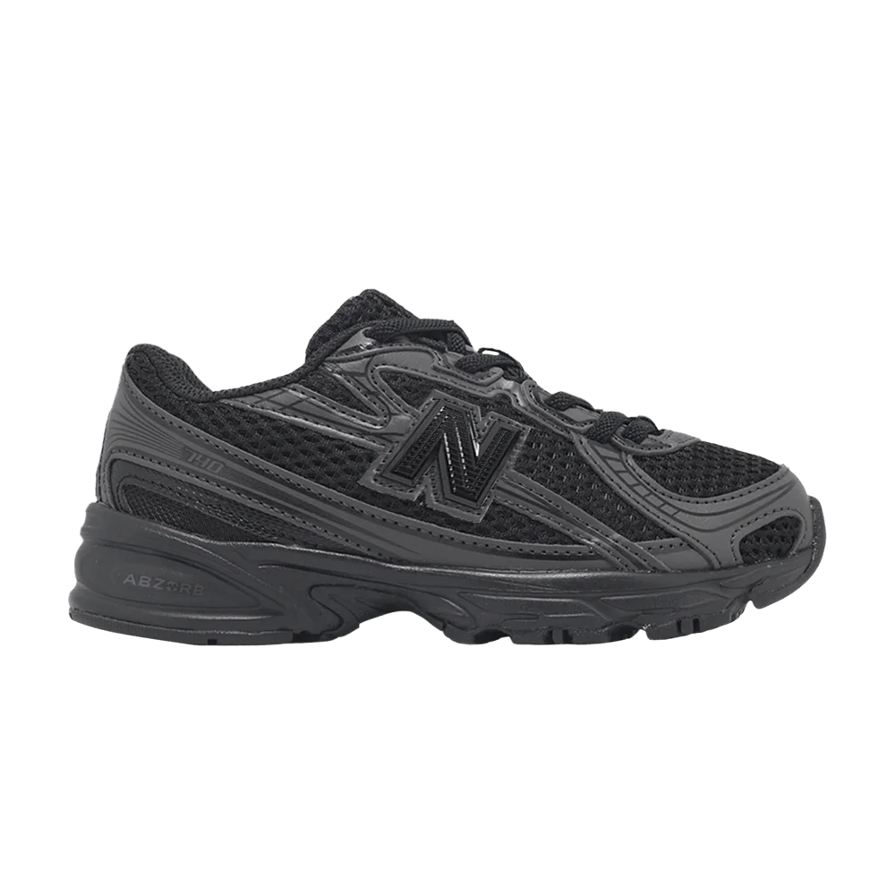 Кроссовки New Balance 740 Little Kid Wide 'Black Cement'